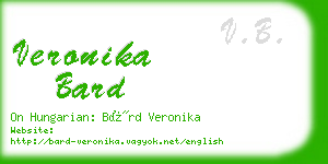 veronika bard business card